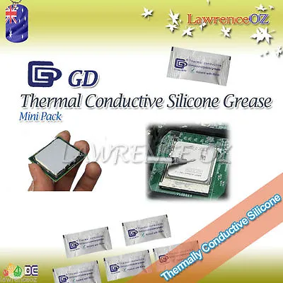 Silver Thermal Conductive Compound Silicone Grease Paste Mini -> PC CPU GPU Chip • $2.99